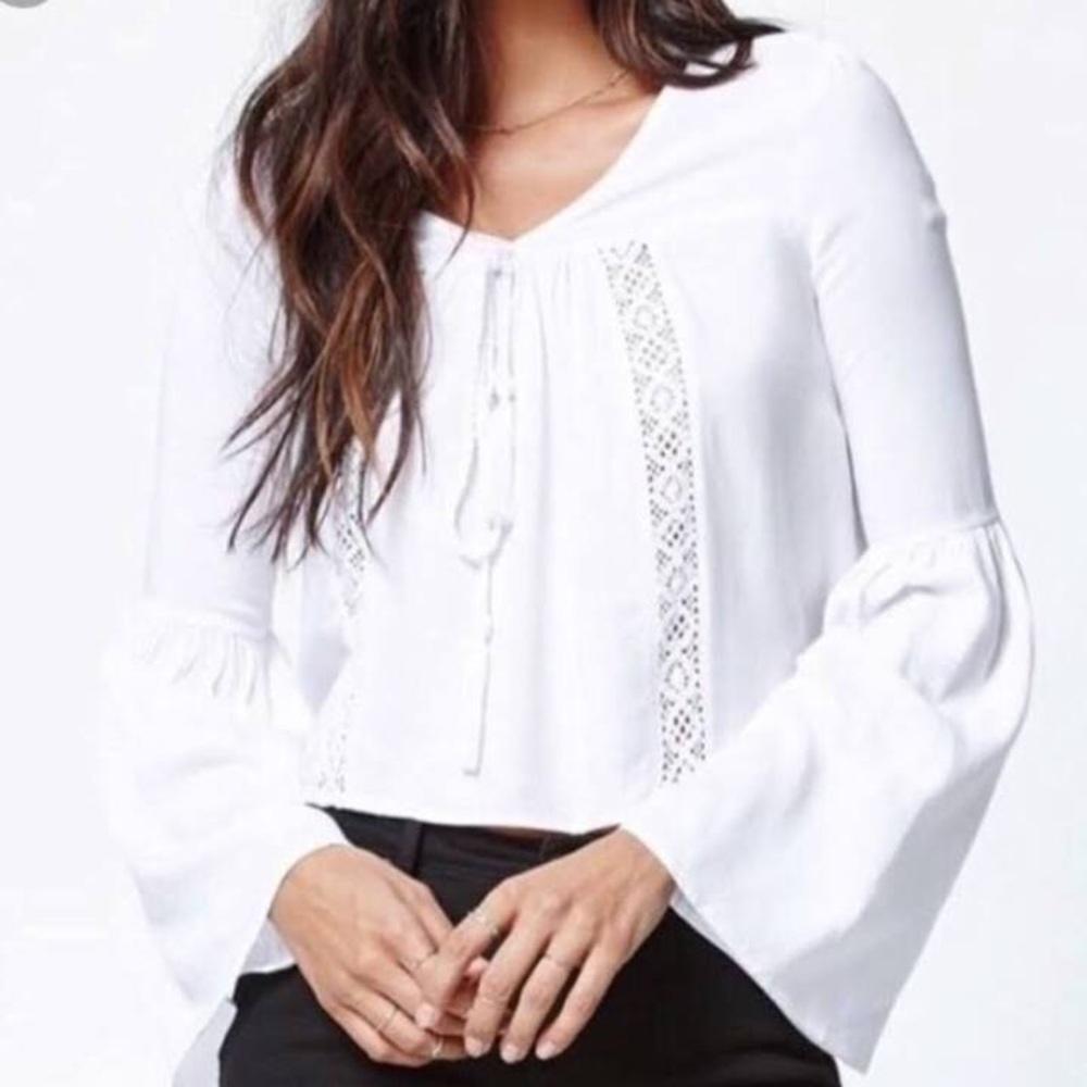 KENDALL & KYLIE Boho Lace Top